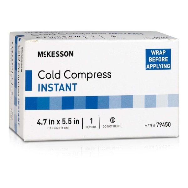 Mckesson Instant Cold Pack, 4-7/10 x 5-1/2 Inch, 10PK 79450 - main